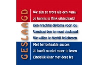 geslaagd