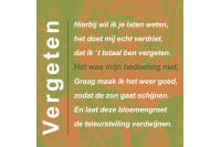 vergeten
